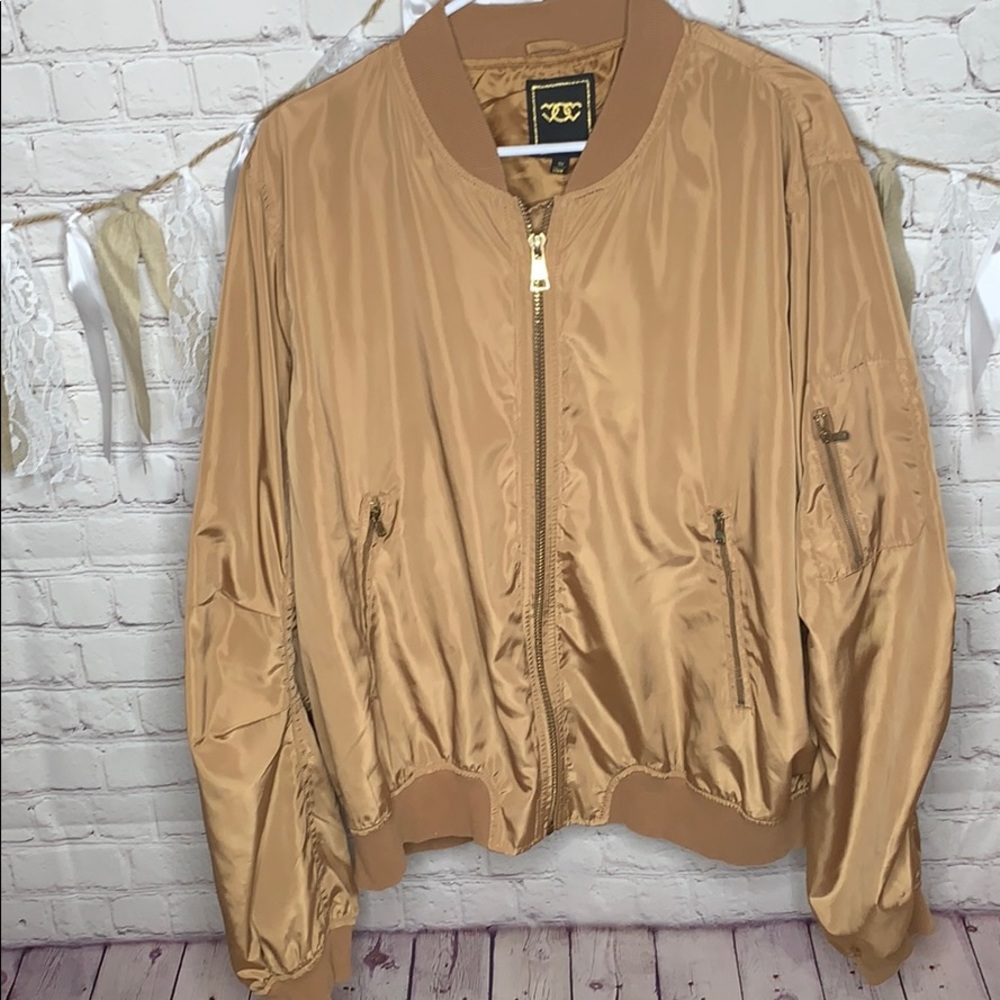 Bomber Jacket size 3X Gold